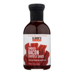 B.bob's - Sauce Smoked Bacon Chipotle - Case Of 6-15.25 Oz
